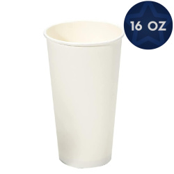 16 oz Beyaz Karton Bardak - Özalp Ambalaj