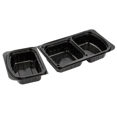 3 Bölmeli Mikrodalga Yemek Kabı (Tavuk Dünyası Ambalajı) - 3