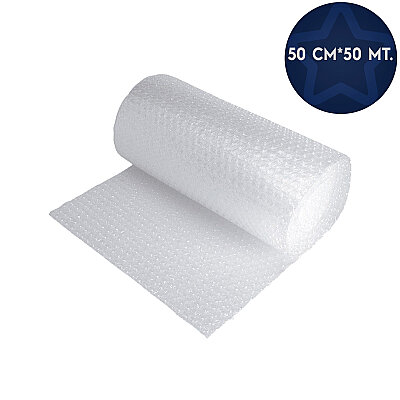 Baloncuklu Pıt Pıt Naylon Rulo Orijinal Şeffaf 50cm*50 mt. - 1