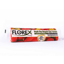 Büzgülü Çöp Torbası Büyük Boy - Çilek Kokulu - Florex