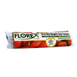 Büzgülü Çöp Torbası Orta Boy - Çilek Kokulu - Florex