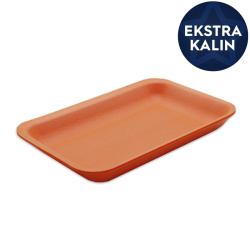 Ekstra Kalın Turuncu Köpük Tabak 2000 gr (Mod-16AU) - Erze