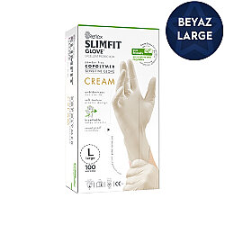 Hibrit Pudrasız Krem Eldiven Large (Büyük) - Reflex Slimfit