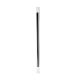 Jelatin Sargılı Körüksüz Siyah Pipet 23,5 cm - Özalp Ambalaj