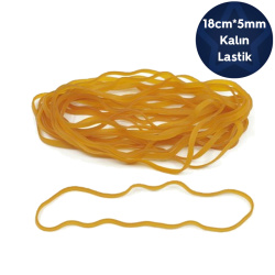 Kalın Ambalaj ve Kasa Lastiği Kauçuk 18 cm 1000 gr - Özalp Ambalaj