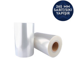 265 mm Kapatma Makinesi Sabit (Sıkı) Yapışan Üst Filmi PP (500 Metre) - Özalp Ambalaj