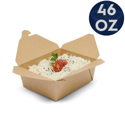 Kraft Lunch Box (Deli Box) Yemek Kutusu 46 Oz - 1