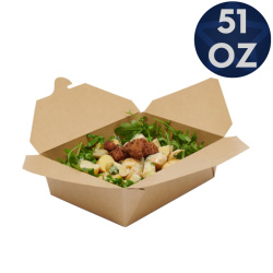 Kraft Lunch Box (Deli Box) Yemek Kutusu 51 Oz - Özalp Ambalaj