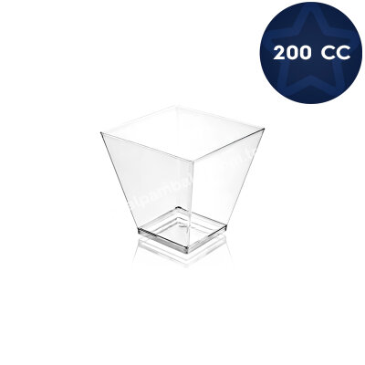 Kristal Plastik Prizma Kap 200 cc - 1