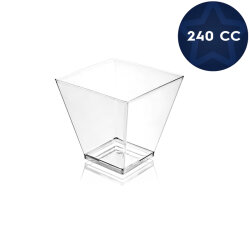 Kristal Plastik Prizma Kap 240 cc - Rubikap