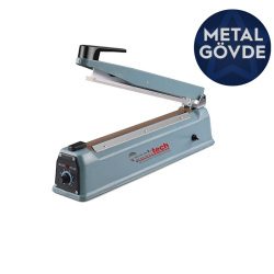 Metal Gövde Poşet Ağız Yapıştırma Makinesi 20 cm - Packtech