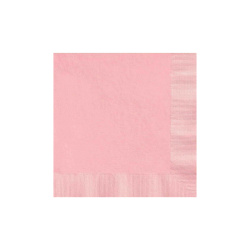 Pembe Kare Lüks Servis Peçete 33x33 cm - Roll Up