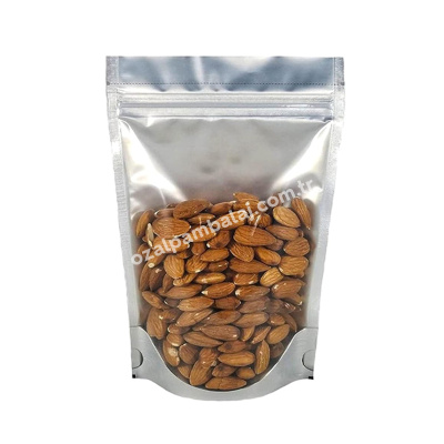 16x27cm (500 gr) Pencereli Metalize Doypack Kiitli Torba - 1