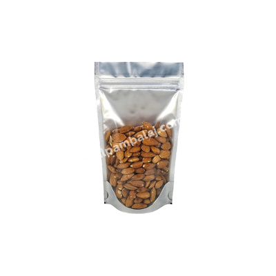 11x18,5cm (100gr) Pencereli Metalize Doypack Kilitli Torba - 1