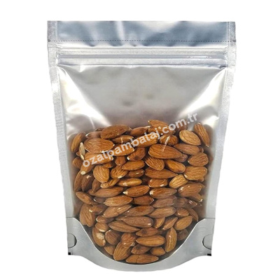 20x30cm (1000gr) Pencereli Metalize Doypack Kilitli Torba - 1