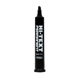 Permanent Marker Kalem Kesik Uçlu (830 Pc) Siyah - Hi-text