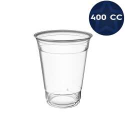 Pet Plastik Soğuk İçecek Bardak 400 cc (14 oz) - Güncan Plastik
