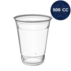 Pet Plastik Soğuk İçecek Bardak 500 cc (16 Oz) - Güncan Plastik