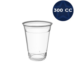 Pet Plastik Soğuk İçecek Bardak 300 cc (10 oz) - Güncan Plastik