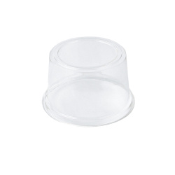 Plastik Dilim Tek Pasta Kabı Seti Çap:11cm H:7,5cm - 3