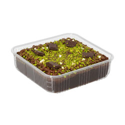 Plastik Kare Tatlı ve Gıda Kasesi 110x110 H:30 mm - 2