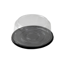 Plastik Pasta ve Kek Kabı Seti Çap:21cm H:8cm - Özge Plastik