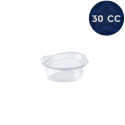 Plastik Sos Kabı Kapaklı 30 cc - Özge Plastik