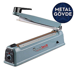 Metal Gövde Poşet Ağız Yapıştırma Makinesi 40 cm - Packtech