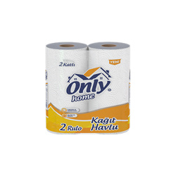 Rulo Kağıt Havlu 2'li (12 Paket) - Only Home