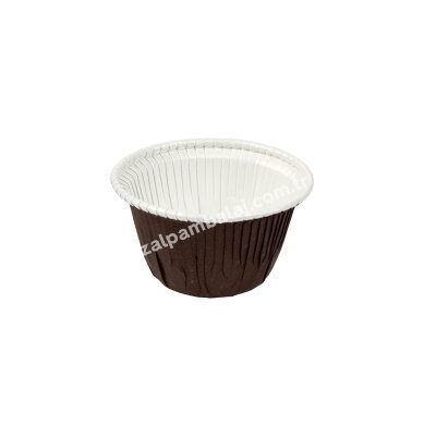 Sufle Muffin (Mini Kek) Kabı Kahverengi - 1