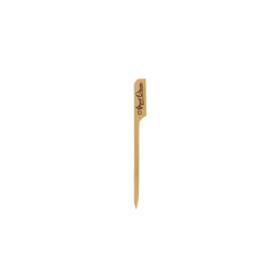Yassı (Kalın) Dekoratif Tahta Çöp Şiş 12 cm - Özalp Ambalaj